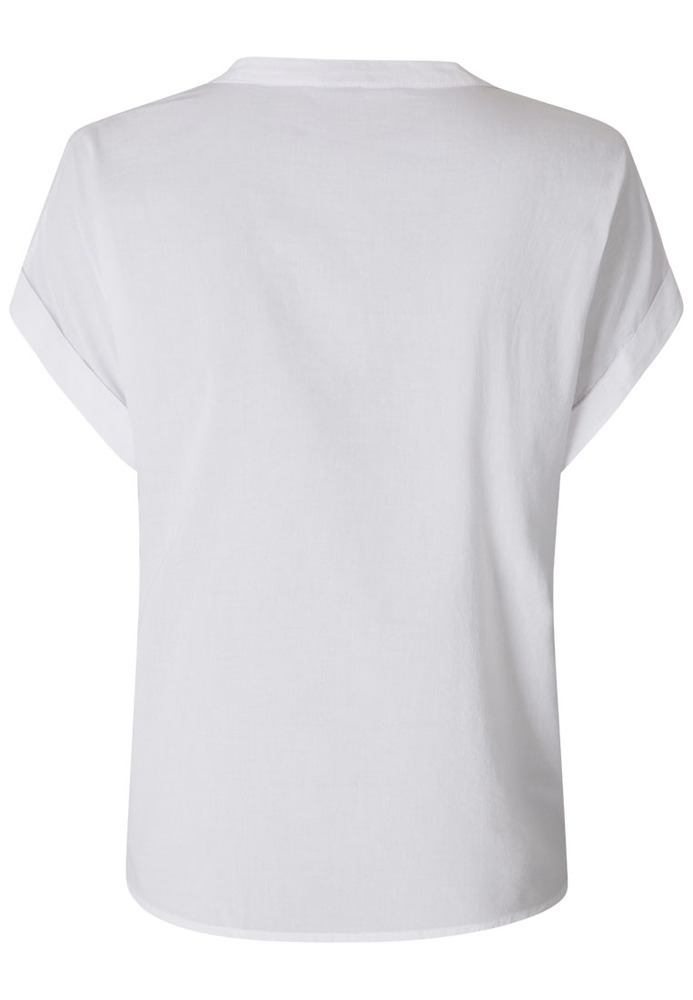 Stehkragenbluse