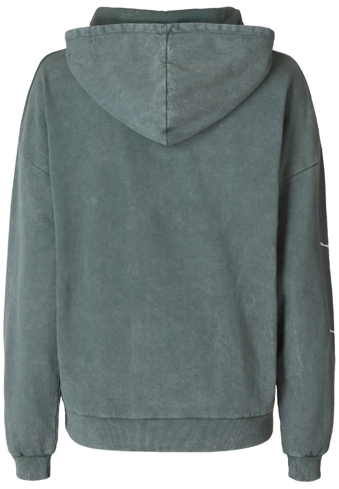 Hoodie im Oil-Wash-Design