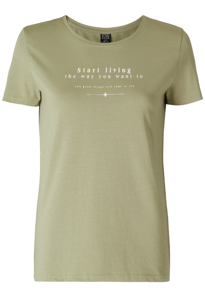 Shirt mit Schriftzug-Print