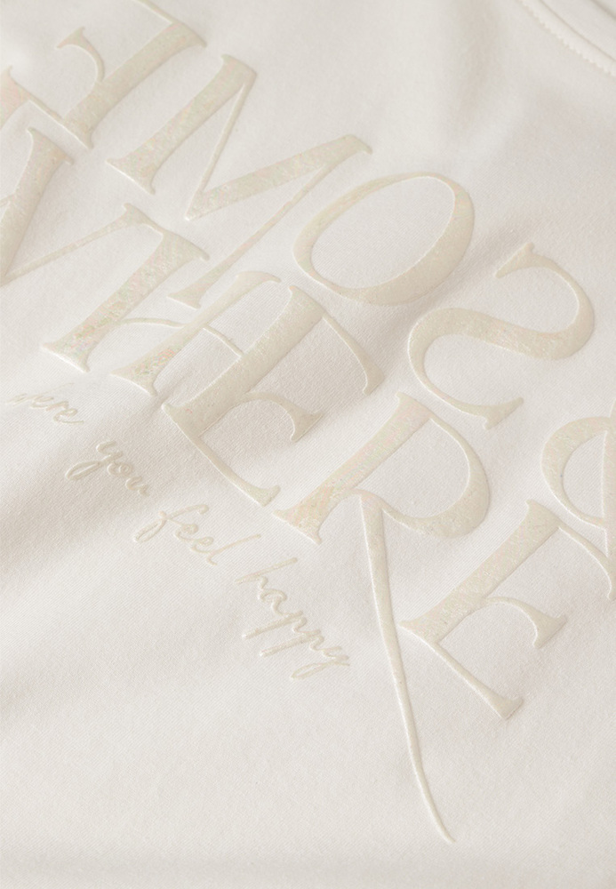 Shirt mit Schriftzug-Print