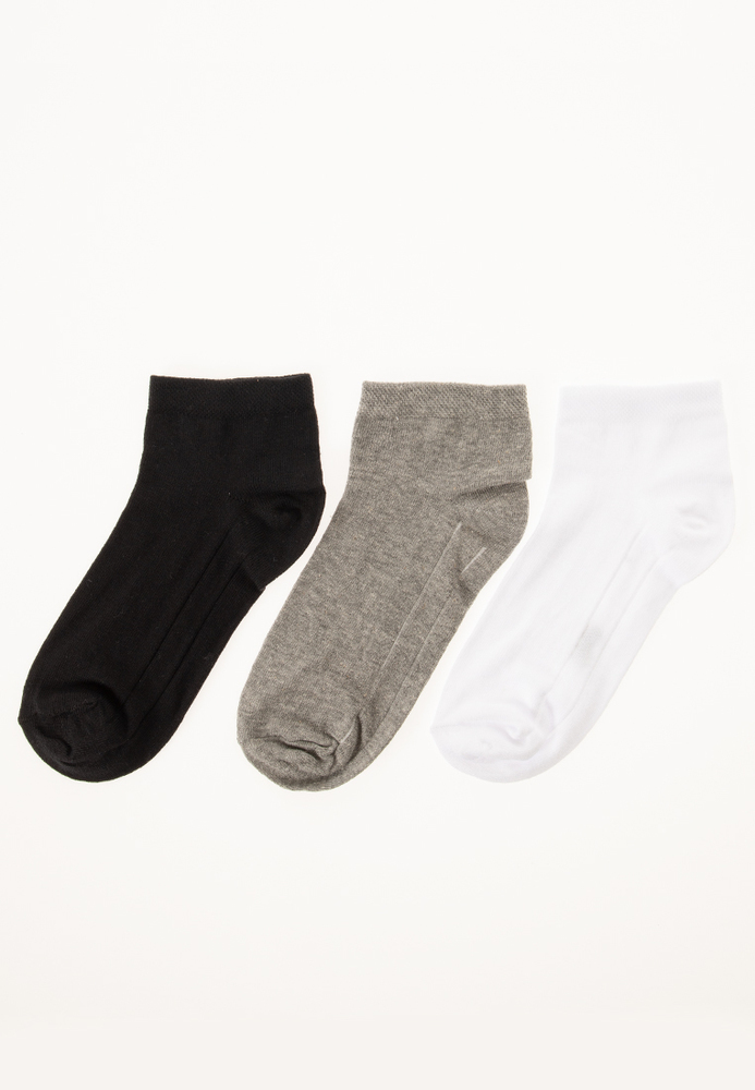 Sneaker-Socken, 3er-Pack