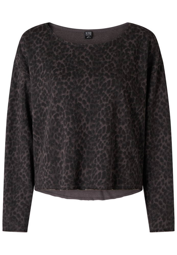 Langarmshirt mit Leo-Muster