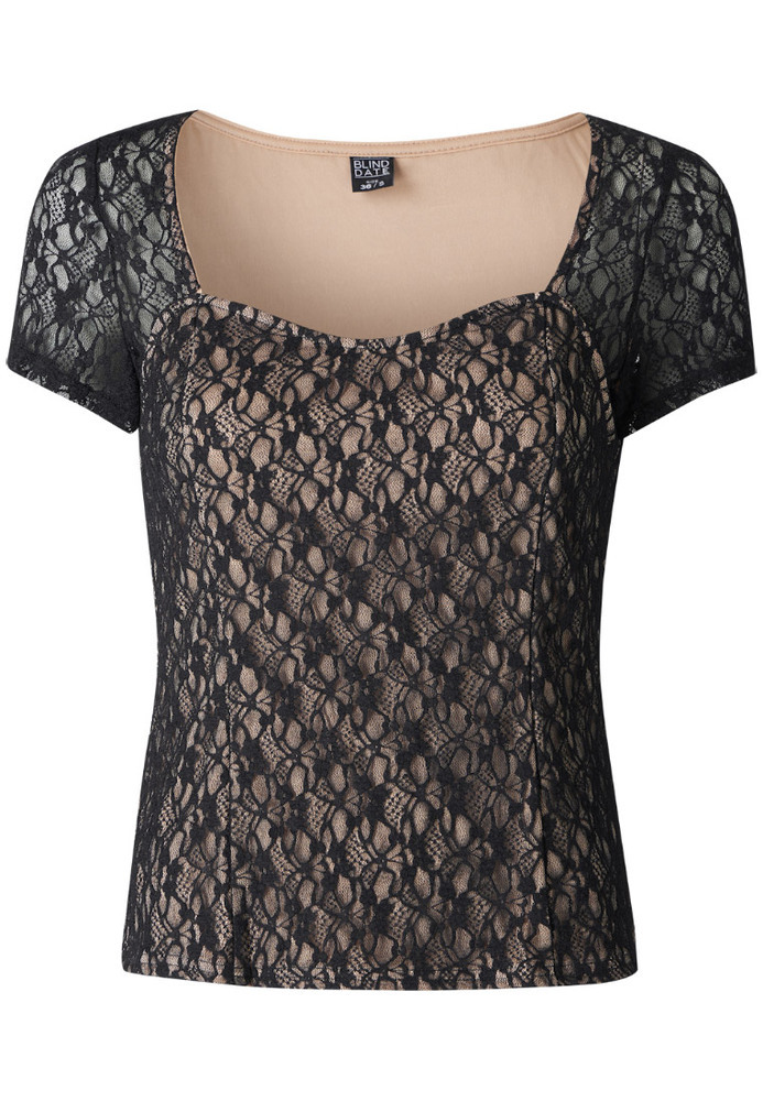 Shirt in Corsagen-Optik