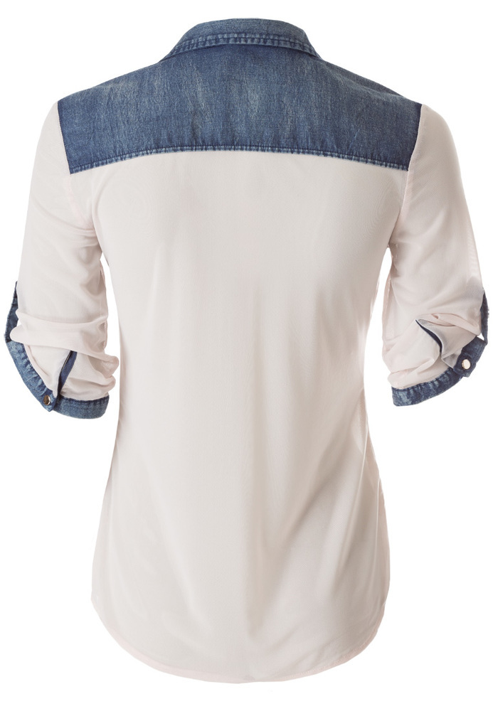 Bluse aus Mesh
