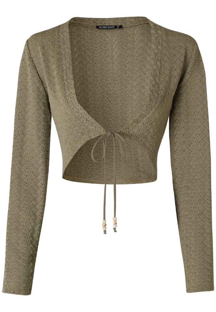 Bolero-Jäckchen in Häkel-Optik