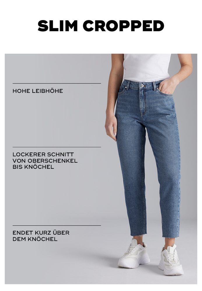 Slim-High Rise Jeans