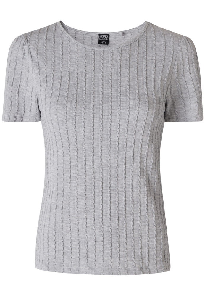 Shirt in Strick-Optik