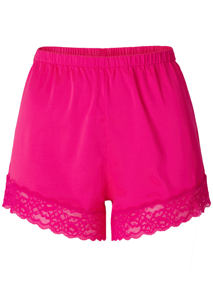 Pyjama-Shorts mit Spitze