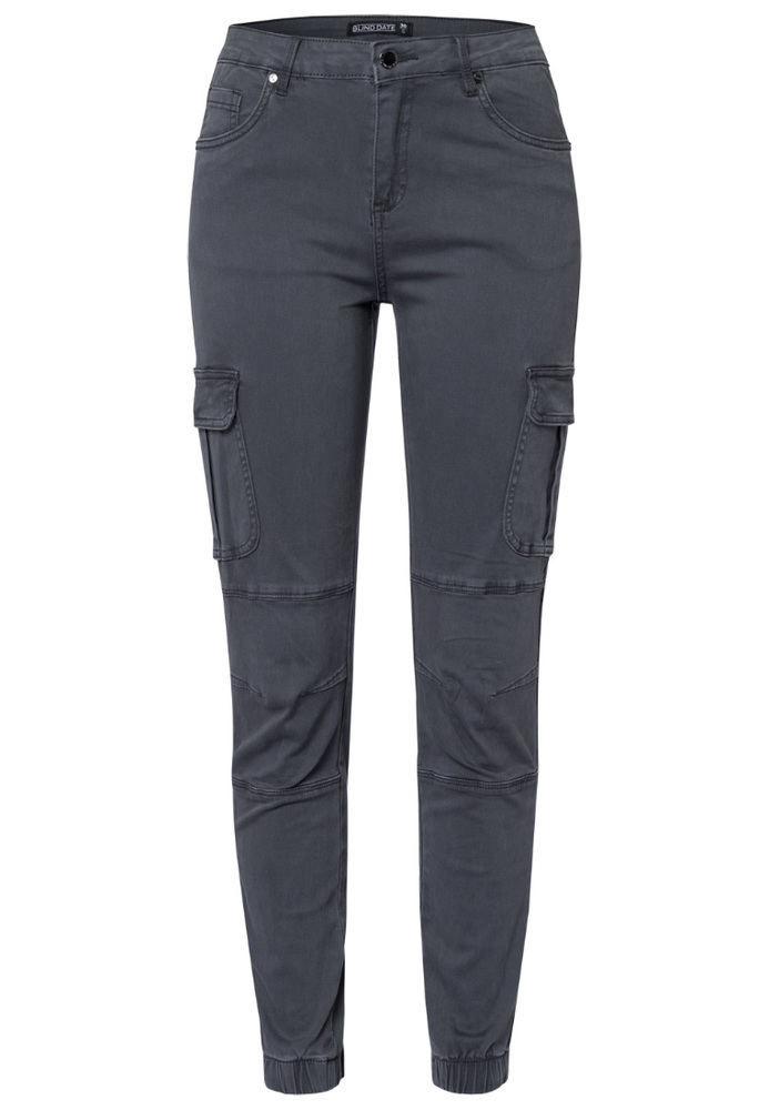 Cargohose mit Kniefalten