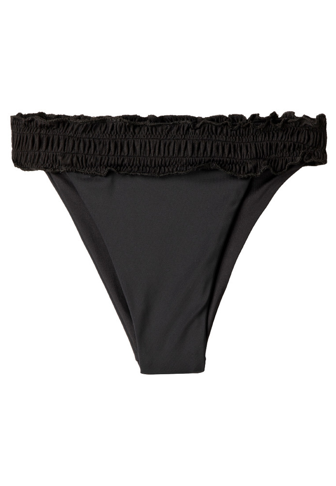 Bikini-Slip mit gesmoktem Bund