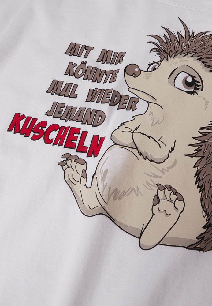 Pyjama-Shirt mit Igel-Motiv