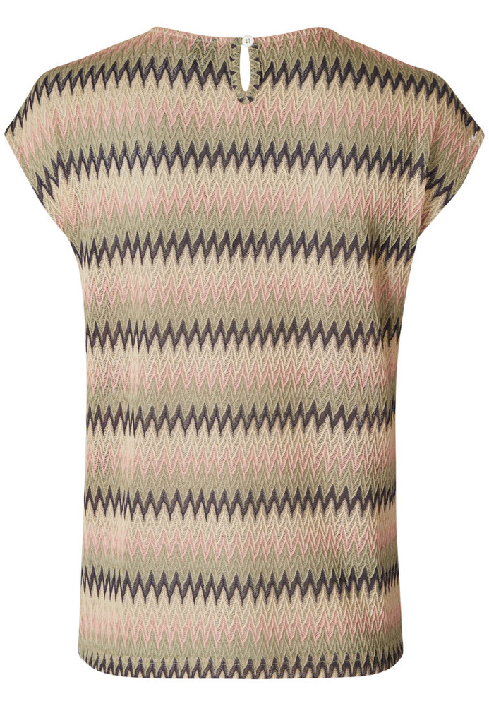 Shirt mit Zick-Zack-Struktur