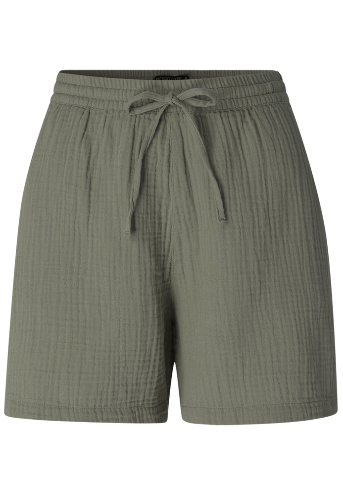 Shorts im Musselin-Look