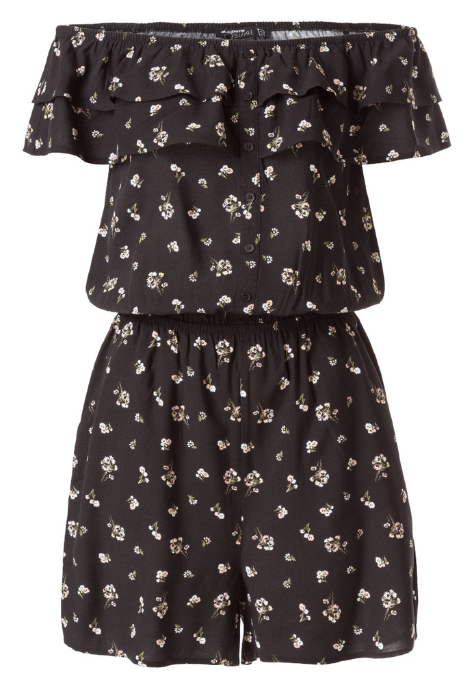 Off-Shoulder-Jumpsuit mit Rüschen