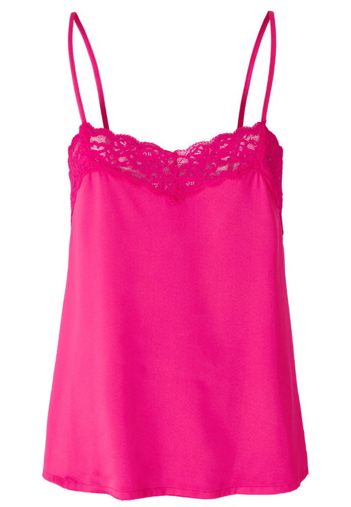 Pyjama-Top mit Spitze