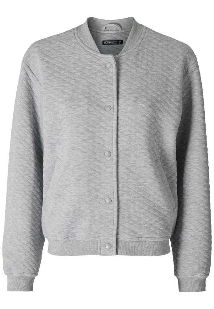 Sweatjacke mit All-Over-Muster