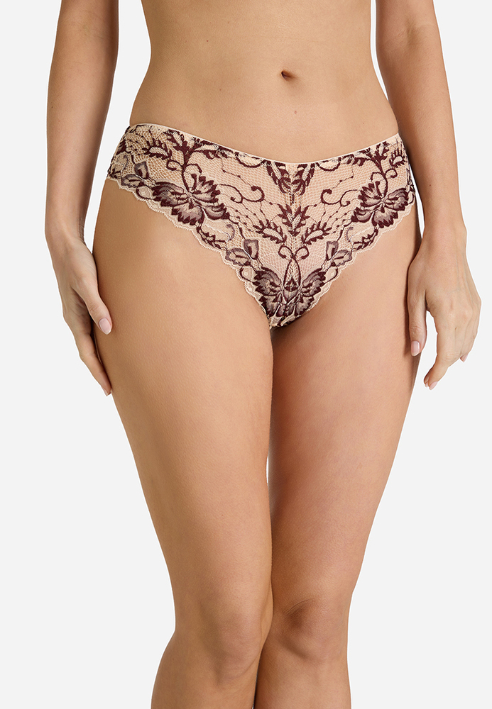 Brazilian-Slip mit Blumen-Muster