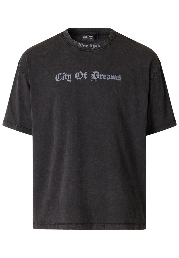Oversize T-Shirt im Acid-Wash