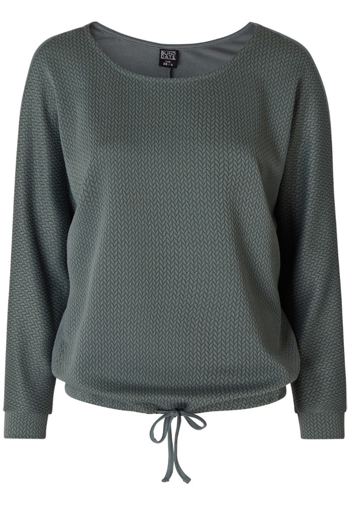 Langarmshirt im Fledermaus-Look