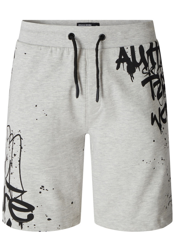 Sweatshorts mit Spray-Paint-Details