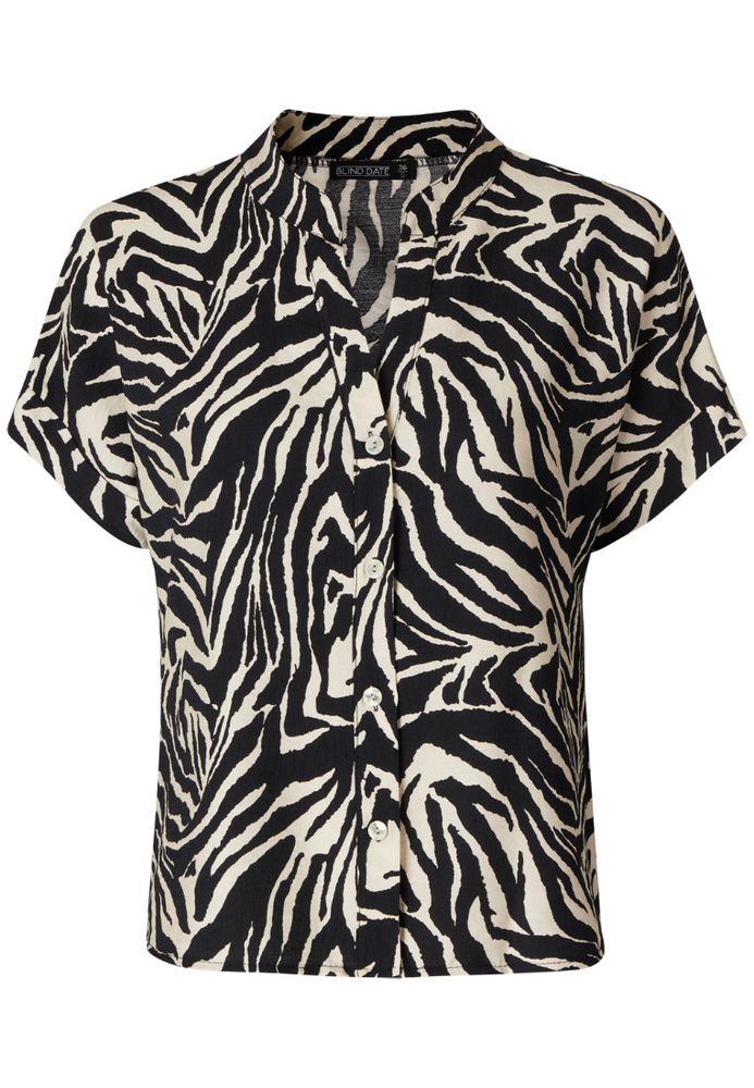 Bluse mit All-Over-Muster