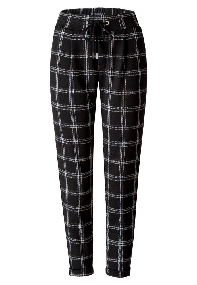Stoffhose mit Karo-Muster