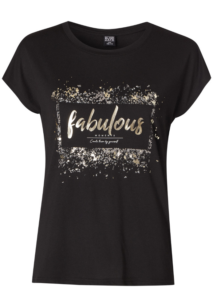 Shirt mit Schriftzug-Print