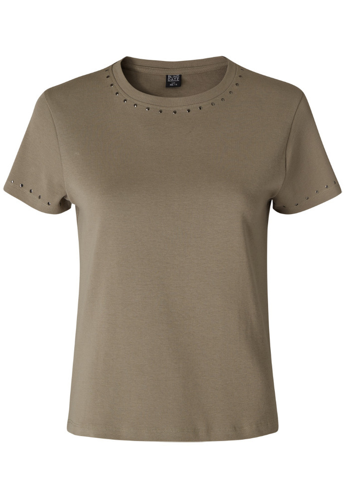 Shirt mit Strasssteinen