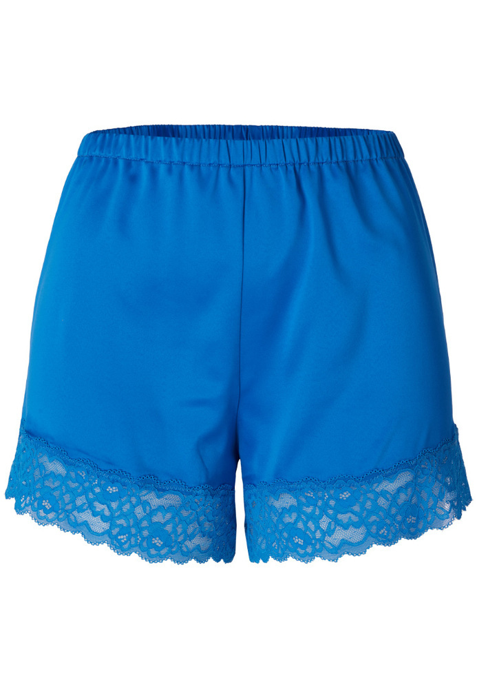 Pyjama-Shorts mit Spitze