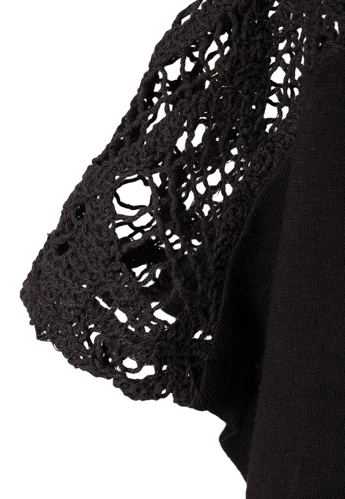Shirt mit Spitzeneinsatz