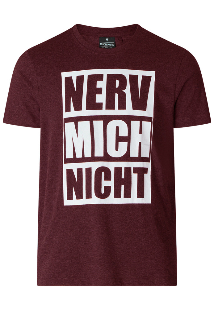 T-Shirt mit Sprüche-Druck