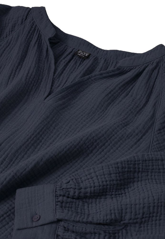 Bluse im Musselin-Look