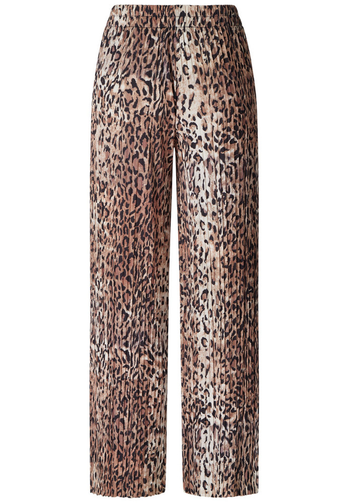 Plisseehose Leo-Print