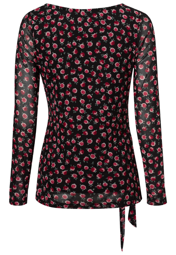 Shirt mit Wasserfall-Ausschnitt