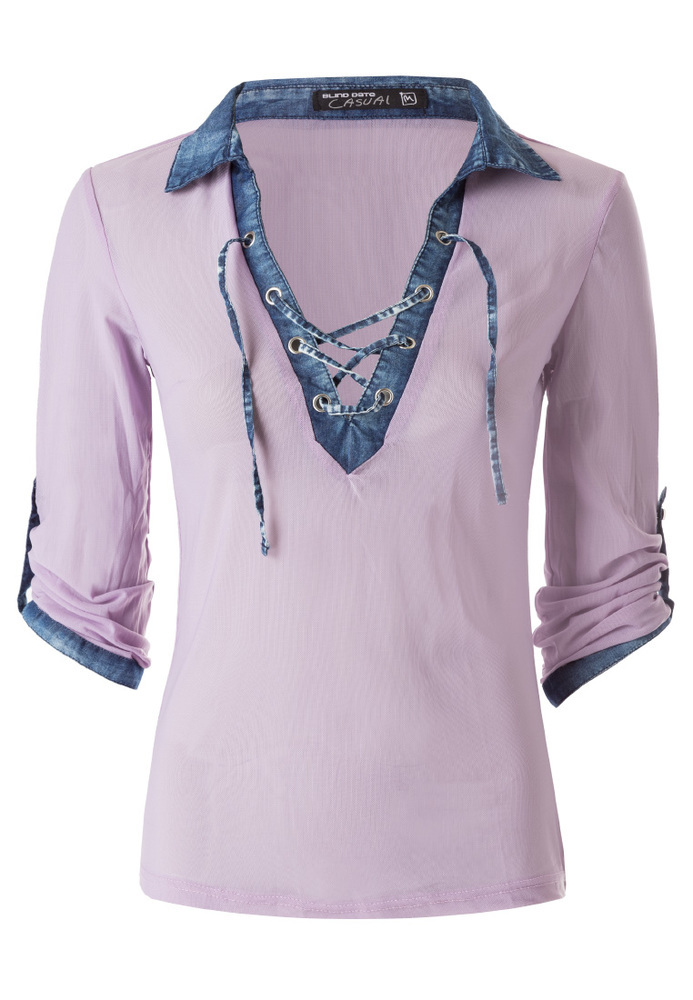 Bluse aus Mesh