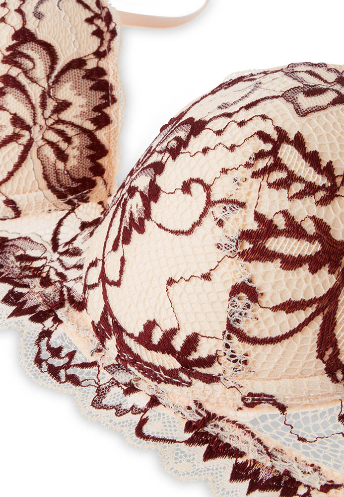 BH mit Blumen-Muster