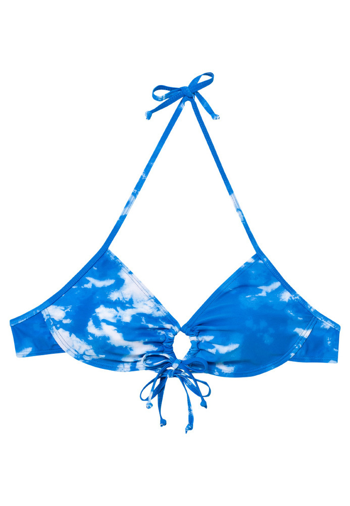 Bikini-Top im Batik-Design