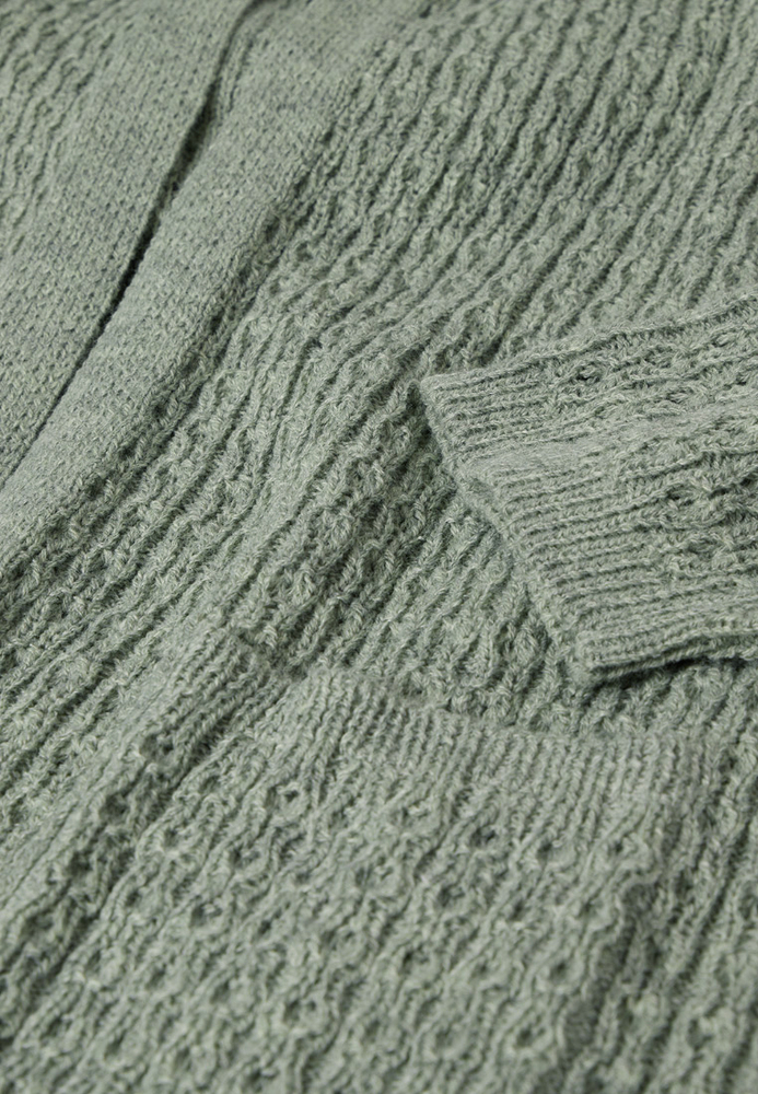 Strickjacke mit Kapuze