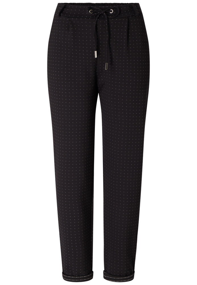 Stoffhose mit All-Over-Muster