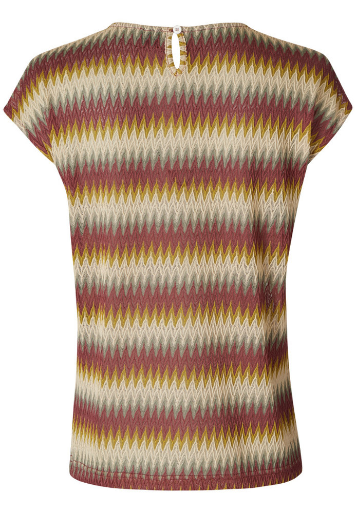 Shirt mit Zick-Zack-Struktur
