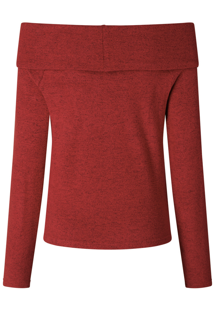 Langarmshirt im Carmen-Stil