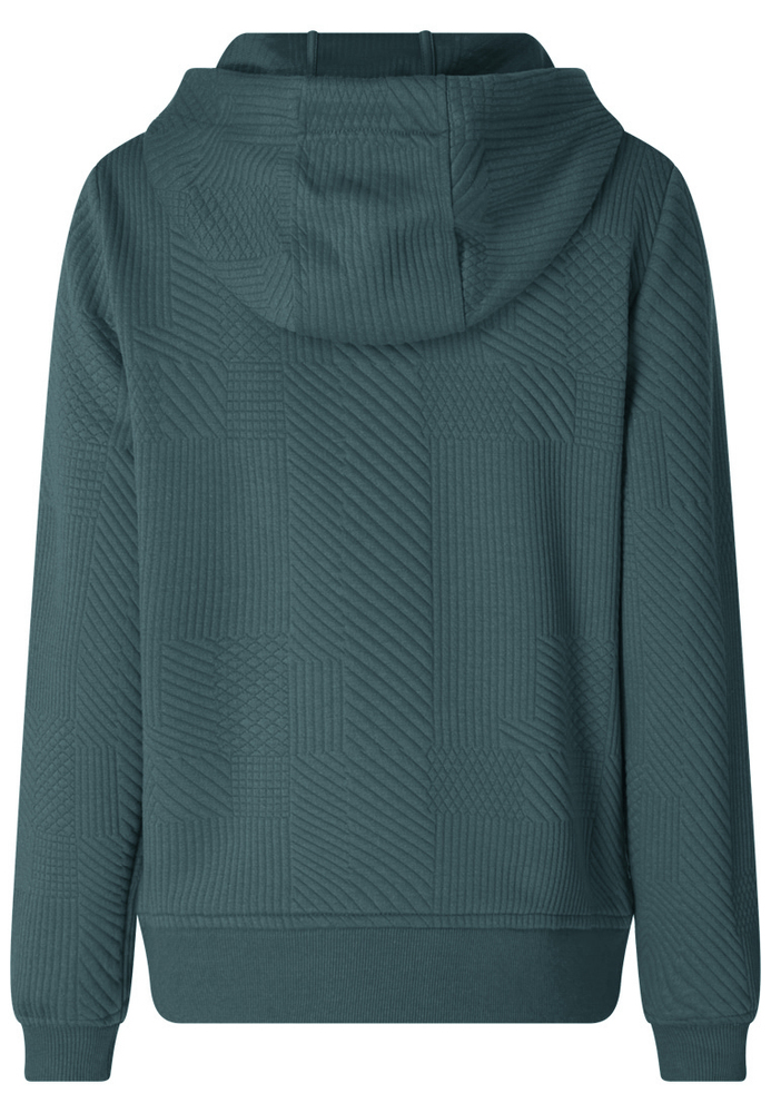 Hoodie mit All-Over-Struktur
