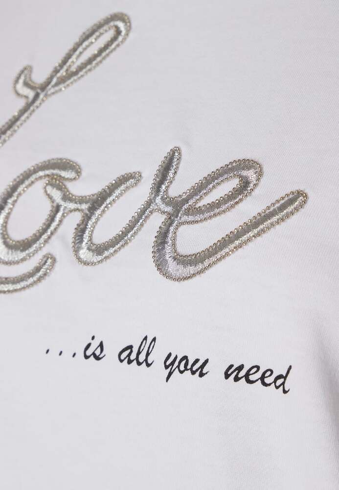T-Shirt mit Sprüche-Druck