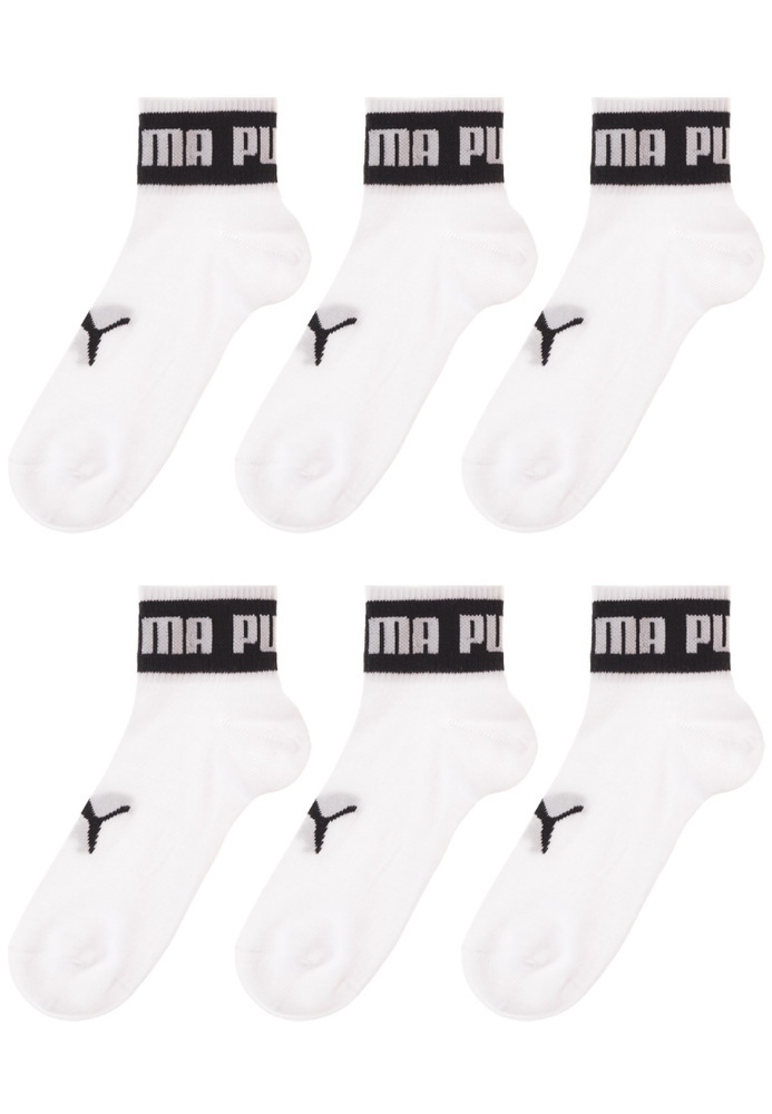 PUMA Socken mit Logo, 6er-Pack