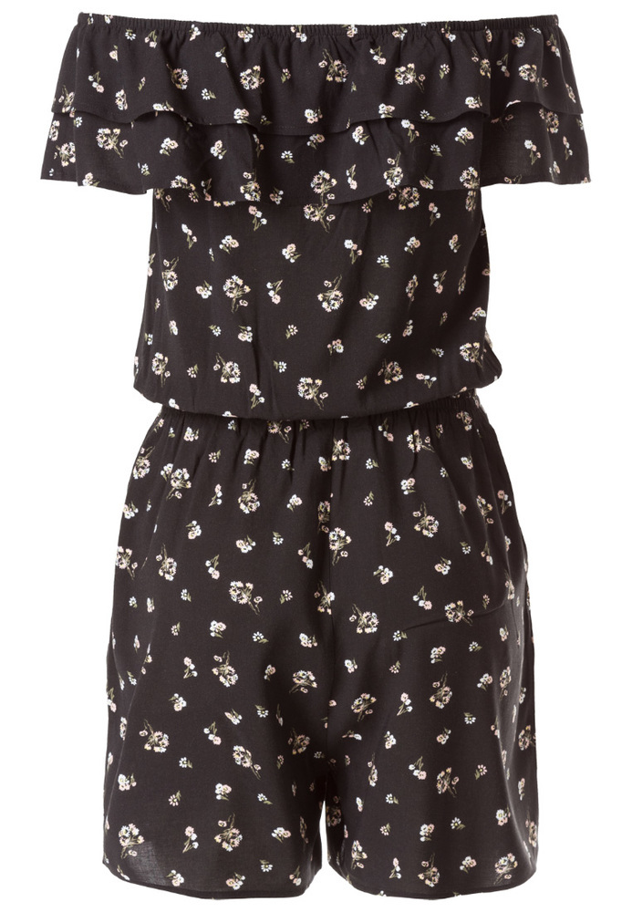 Off-Shoulder-Jumpsuit mit Rüschen