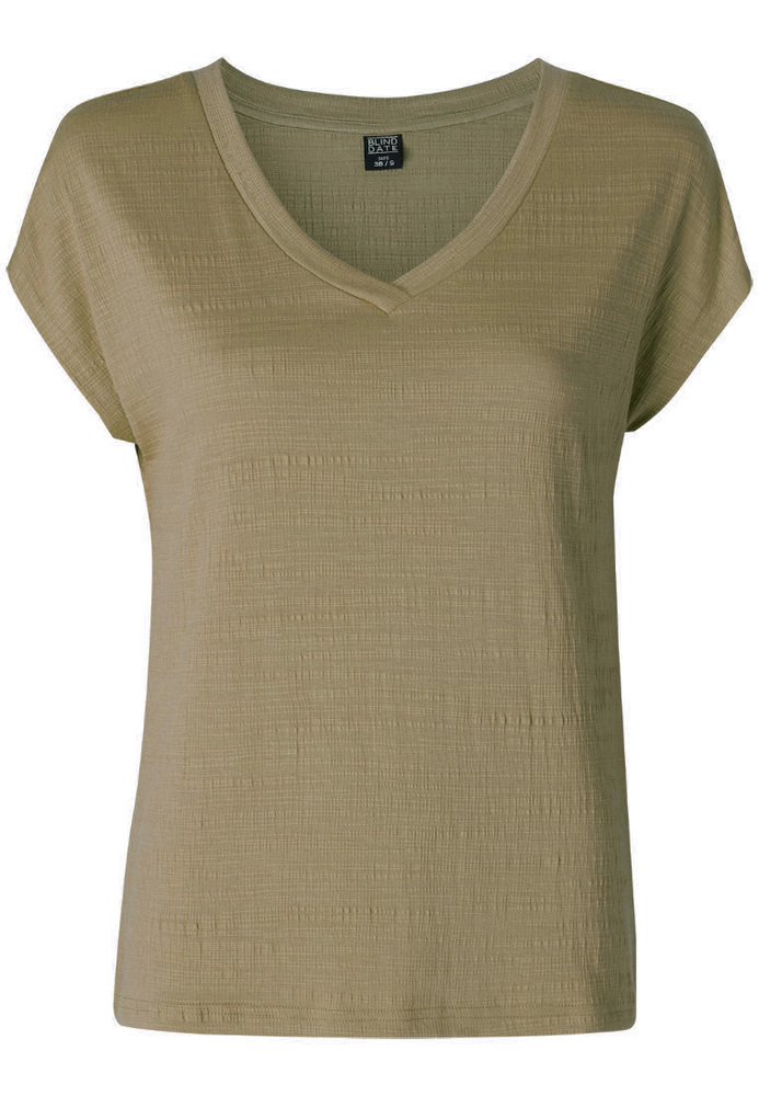 Shirt mit V-Ausschnitt