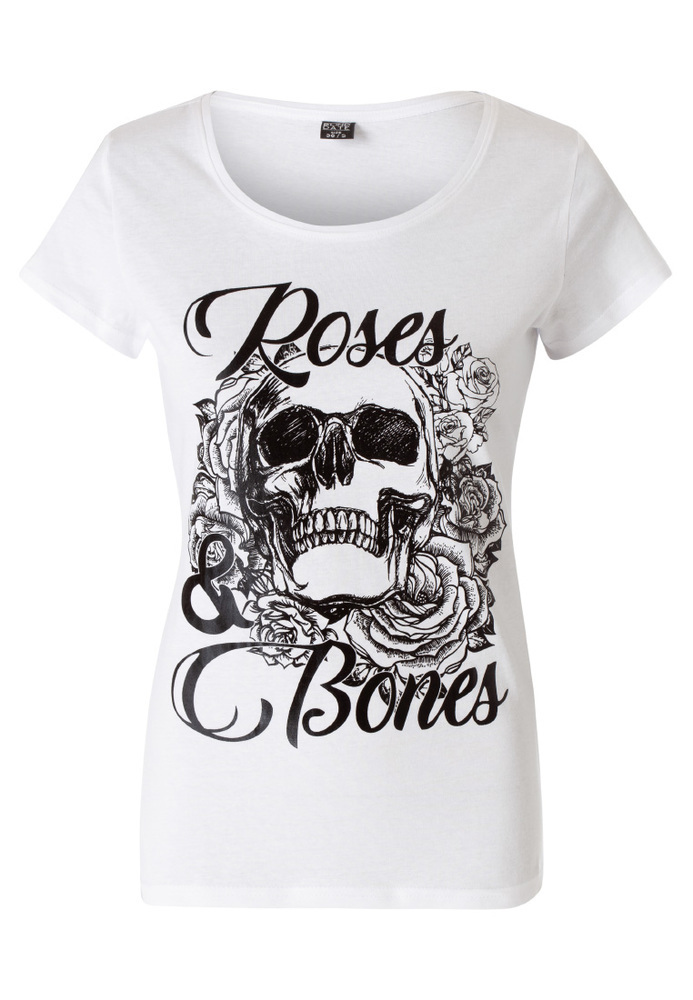 Shirt mit Totenkopf-Motiv