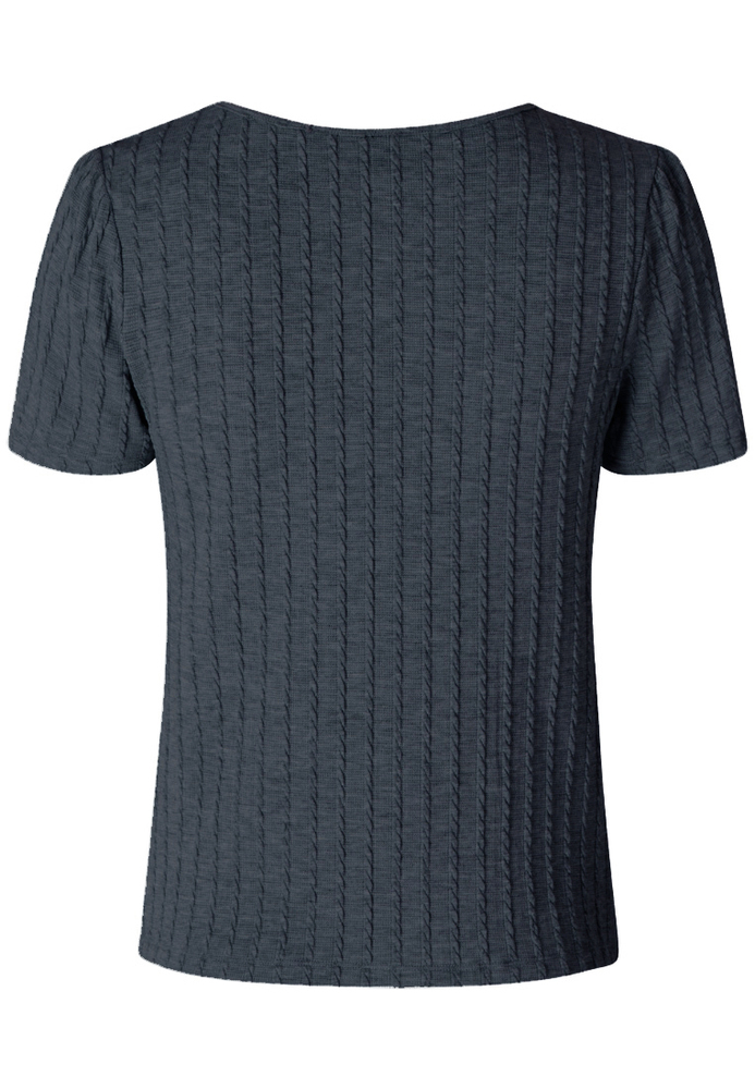 Shirt in Strick-Optik