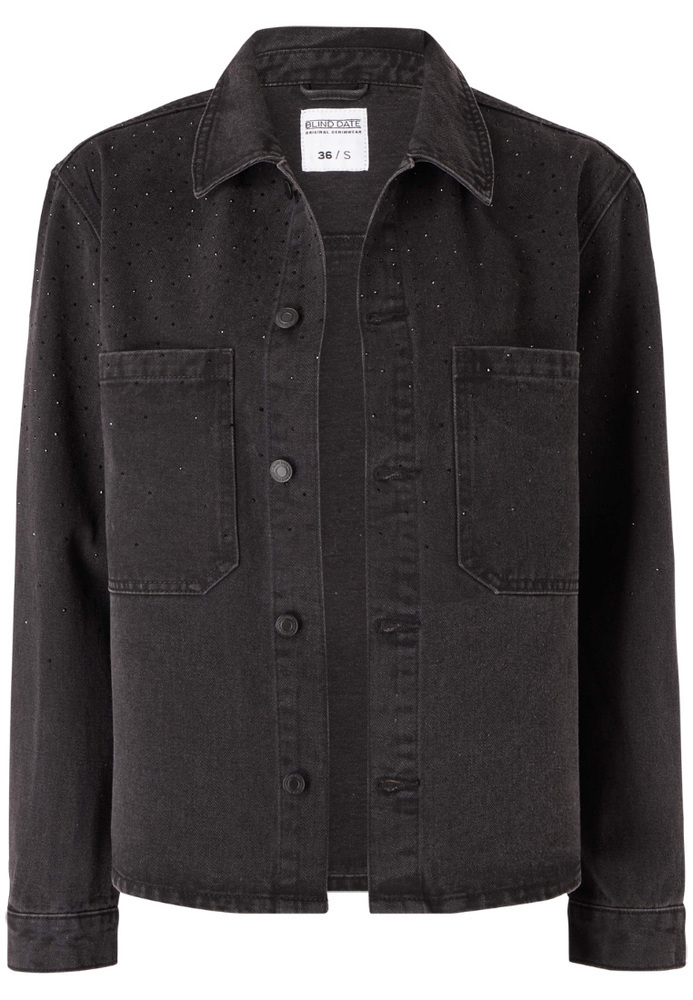 Jacket mit Glitzer-Details