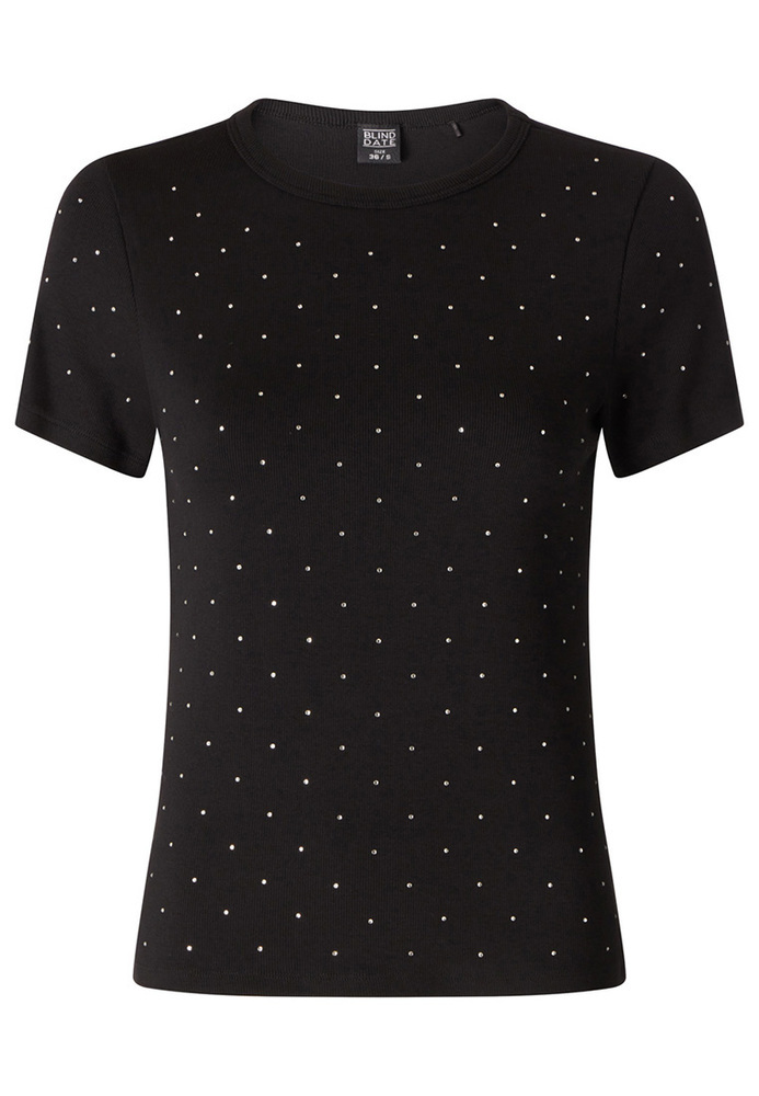 Shirt mit Strasssteinen